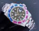Swiss replica Rolex GMT-Master ii Saru Rainbow Diamond ETA2836 Watch (3)_th.jpg